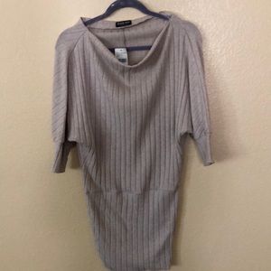 Off the shoulder sweater dress